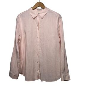 Chico’s Light Pink Long Sleeve Non Iron Shirt Size 1 (8/10)